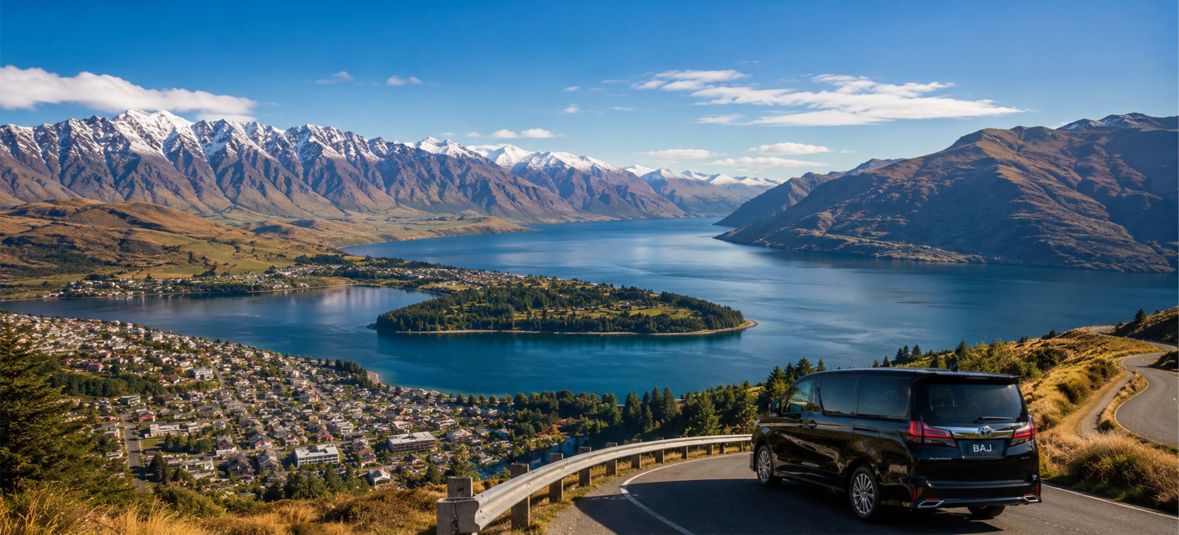 queenstown new zealand - baj - auckland taxi - baj tour - rideshare - ridebidding - driver marketplace - b2b marketplace - king cabs - total mobility taxi - auckland tour - baj tour - new zealand tourism