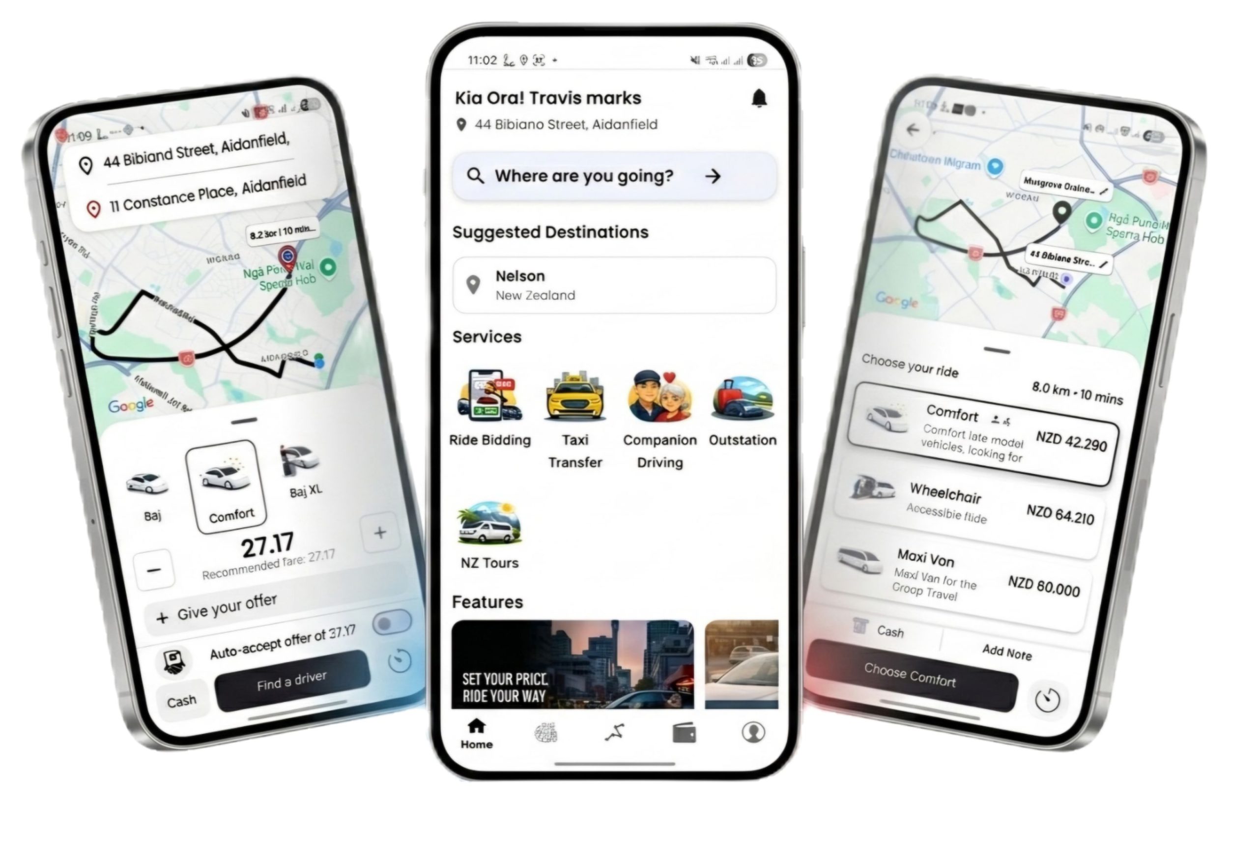 taxi-dispatch-software-baj-rideshare-ridebidding-new-zealand-ota-company-tourism-outstation-travel